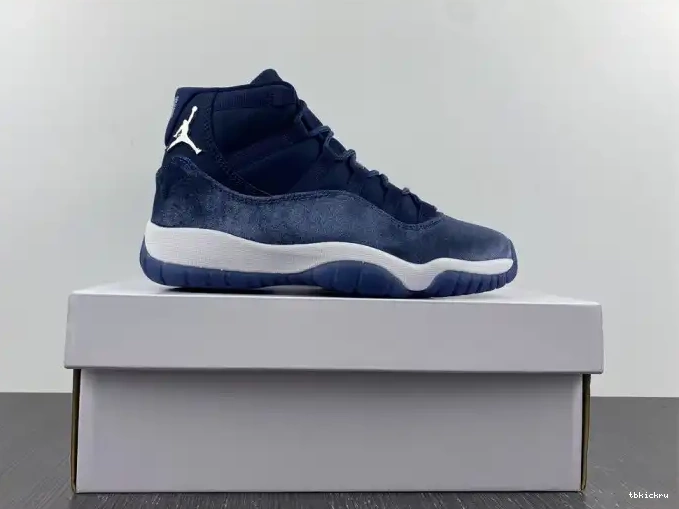 Rep TBK Navy 11 Midnight Air AR0715-441 WMNS Jordan Velvet 0616
